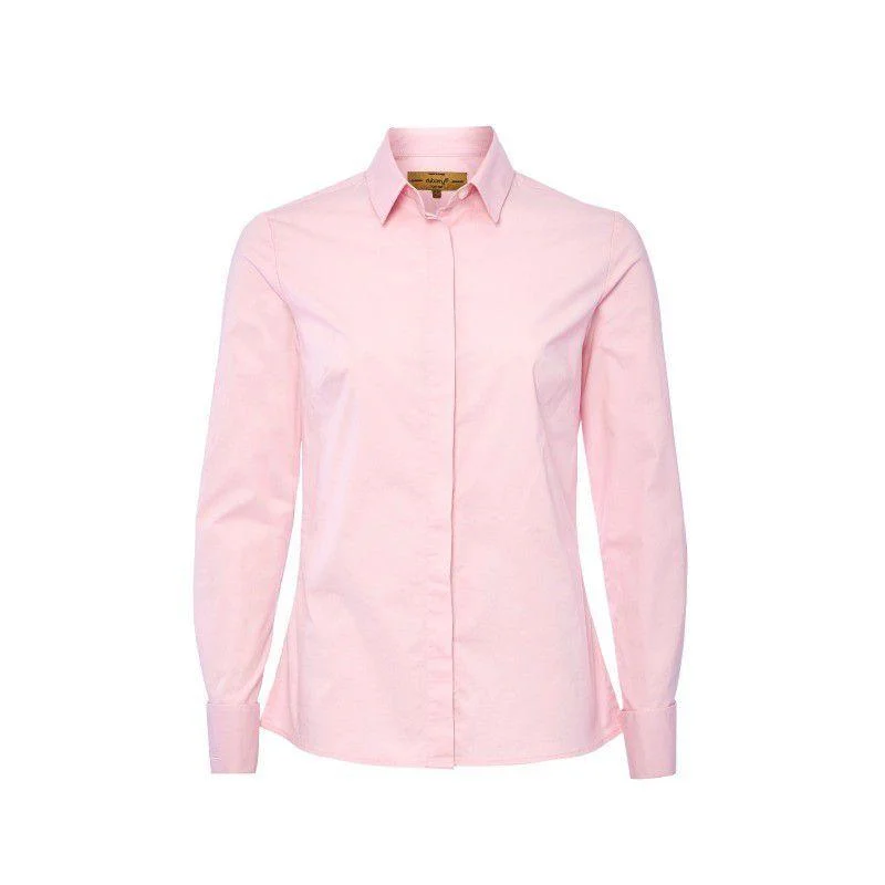 Dubarry Daffodil Ladies Classic Shirt - Pale Pink Soft Cotton Short Tee