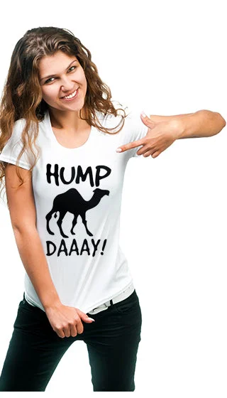 Hump Day Camel Girl's T- Shirt Comfortable Short Sleeve Tunic