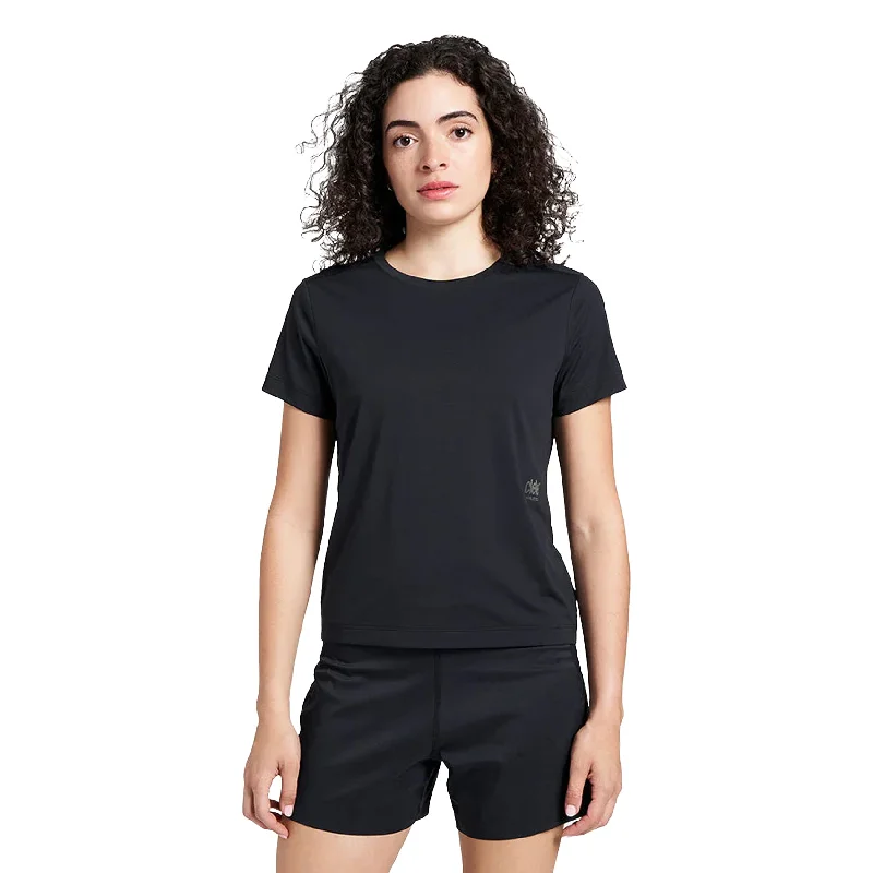 Womens Ciele Athletics DLYTShirt Trendy Button-Front Short Sleeve