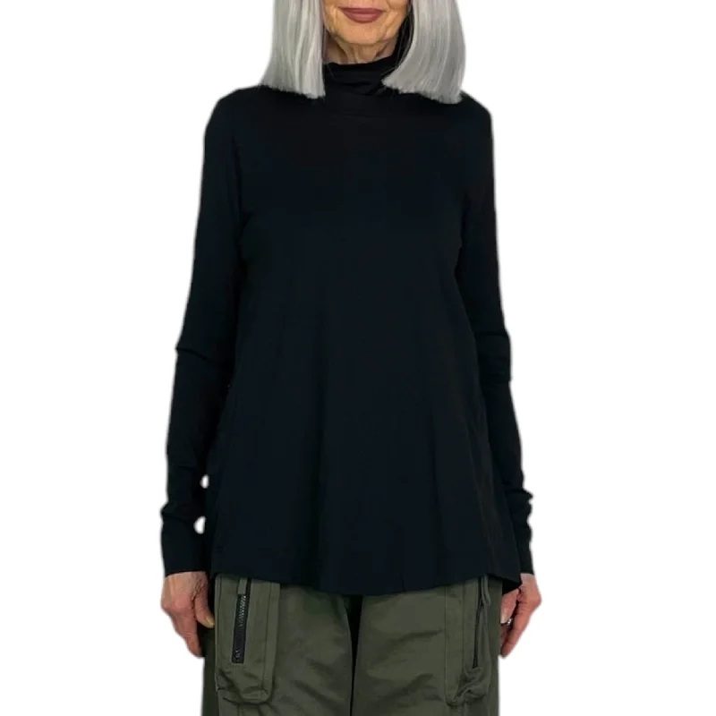 A-LINE TURTLENECK TEE Terry Blend Velvet Blend Canvas Blend