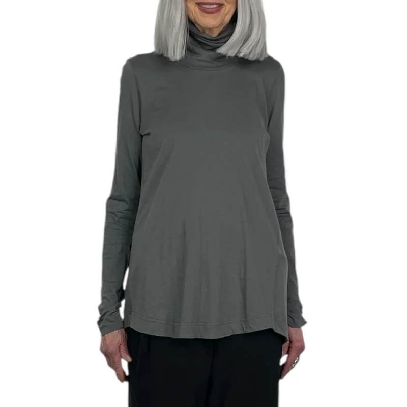 A-LINE TURTLENECK TEE Anti-Shrink Durable Soft