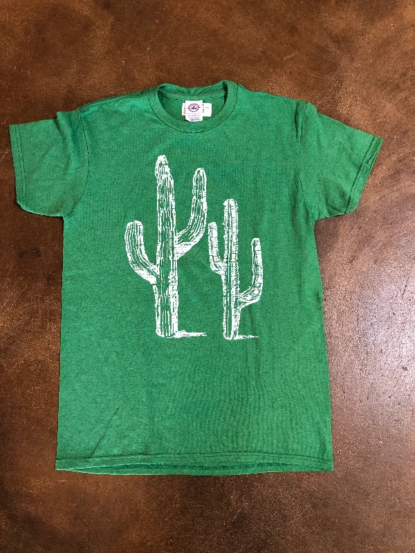 Cactus T-Shirt Ribbed Striped Patterned