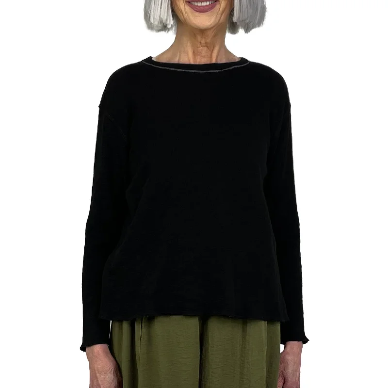 DOUBLE LAYER AGNES TEE Hooded Caped Shawl Collar