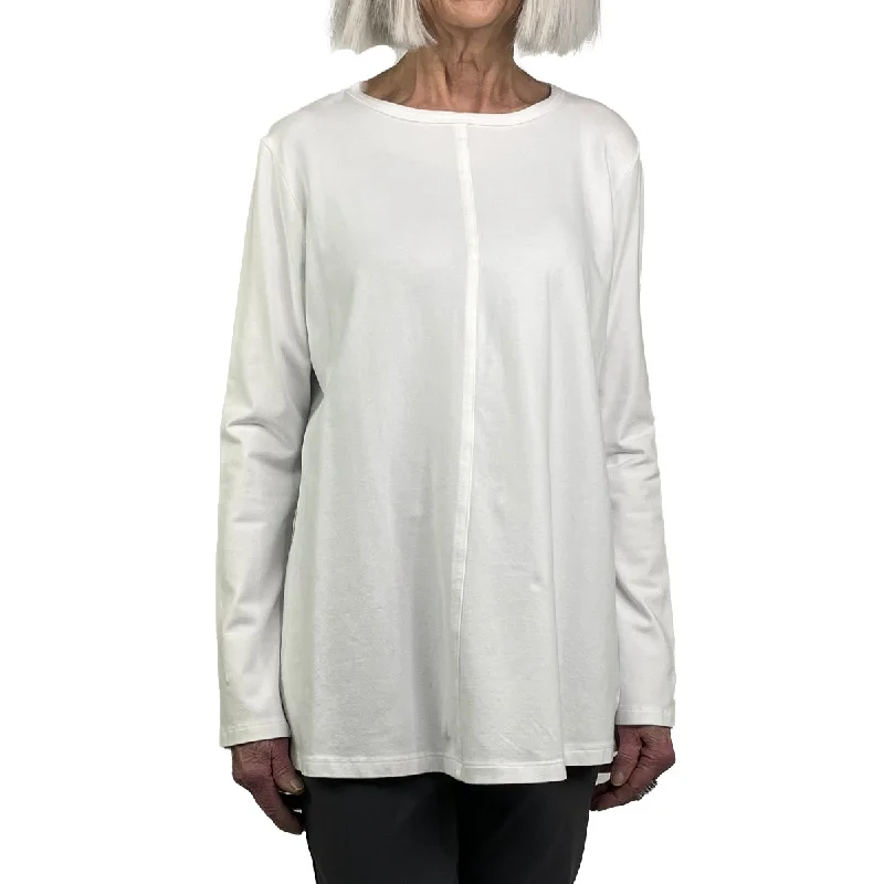 A-LINE CREWNECK TUNIC TEE Terry Blend Velvet Blend Canvas Blend