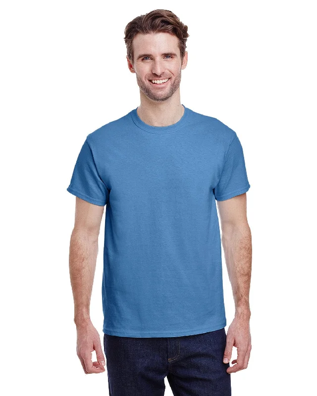 Gildan Heavy Cotton T-Shirt | Carolina Blue Mesh Blend Leather Blend Suede Blend