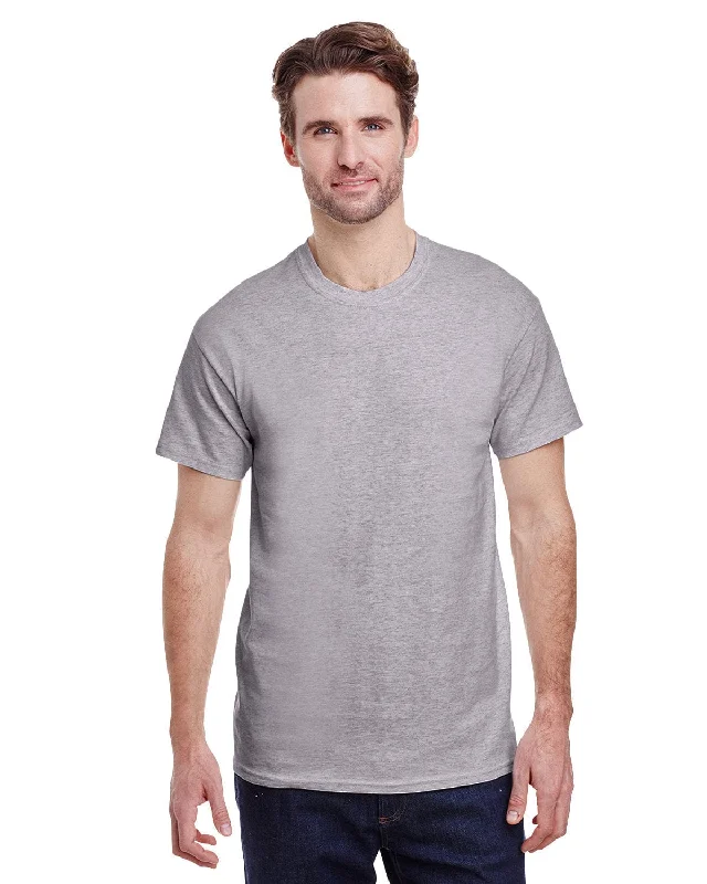 Gildan Heavy Cotton T-Shirt | Sport Grey Satin Blend Silk Blend Wool Blend