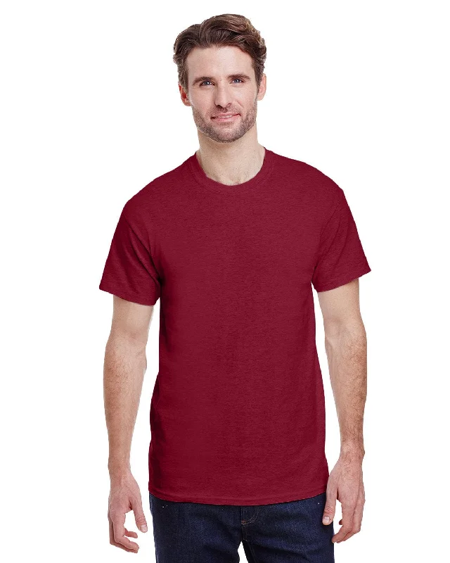 Gildan Ultra Cotton Heavyweight T-Shirt | Antiq Cherry Red Modern Contemporary Chic