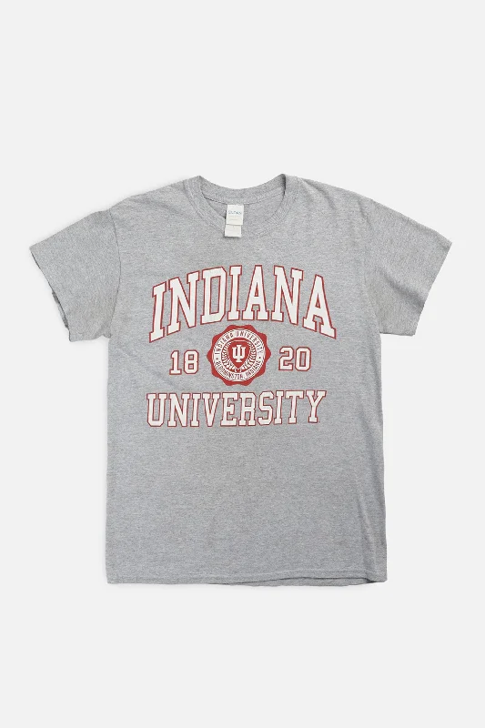 Vintage Indiana University Tee - S Collared Crew Neck Turtle Neck