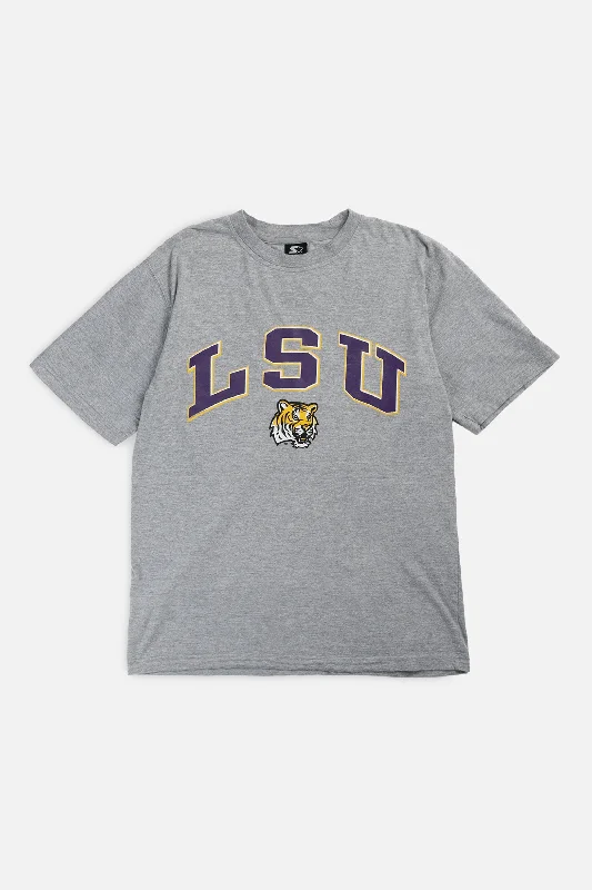 Vintage LSU Tigers Tee - M Mesh Canvas Denim