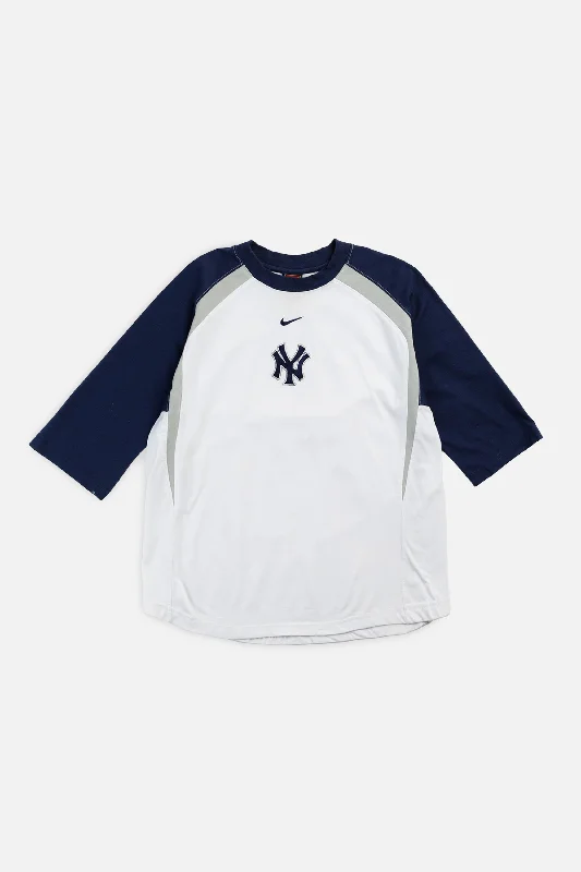 Vintage NY Yankees MLB Tee - Women's S Sequined Glittery Shiny