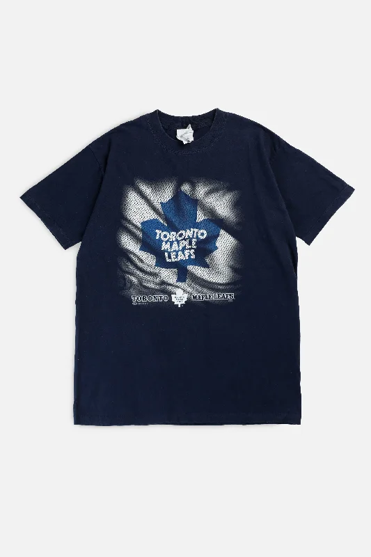 Vintage Toronto Maple Leafs NHL Tee - Women's S Cashmere Blend Cotton Blend Poly Blend