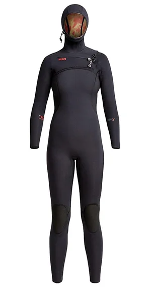 Xcel Comp X 5.5/4.5 Hooded Women's Wetsuit Hoodie with Strings Custom Fit Adjustable