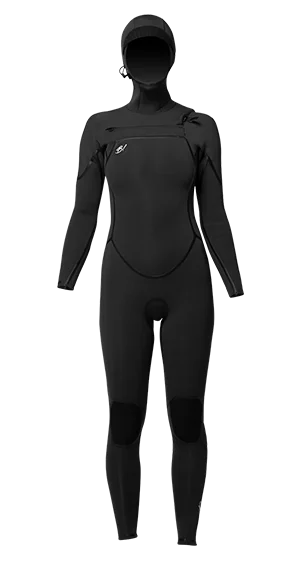 Buell 6/5/4 RB2 Hooded Women's Wetsuit Hoodie with Thumb Holes Functional Cozy