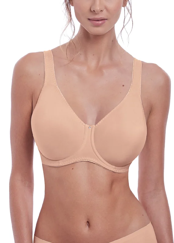 Aura Moulded Full Cup Bra In Natural Beige - Fantasie Seamless Bra Design