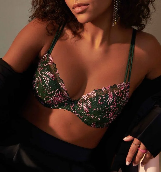 Jane Push Up Bra In Jungle Kiss - Marie Jo Adjustable Fit Bra