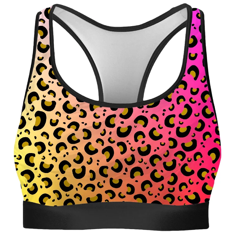 Leopard Spots Rave Bra Supportive Wireless Bra