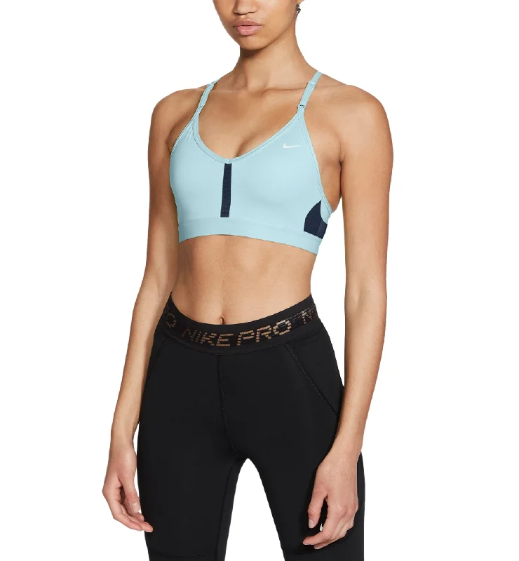 Nike Womens Indy V Neck Low Impact Sports Bra Soft Cotton Bra