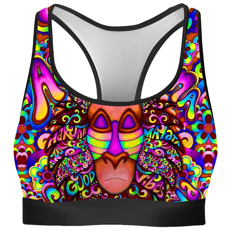 Rafiki Vibes Rave Bra Soft Cotton Bra