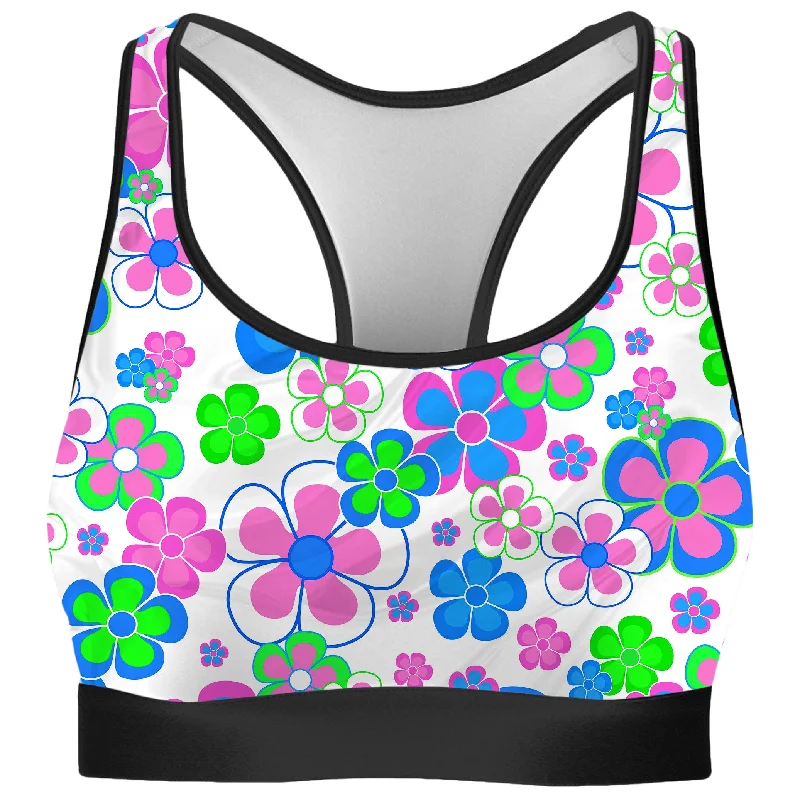 Spring in Bloom Rave Bra Full Support Bra