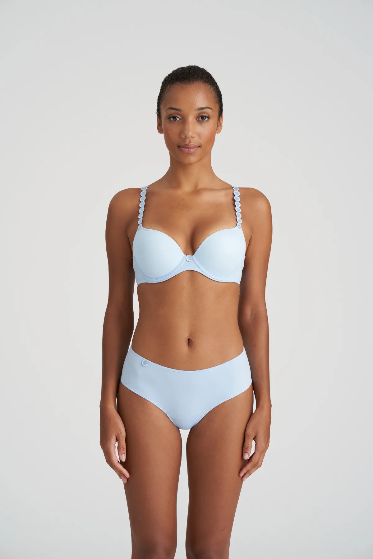 Tom Push Up Bra In Cloud - Marie Jo Sporty Compression Bra