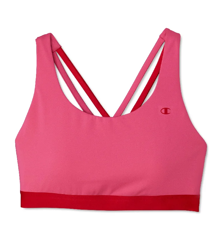 Women's The Absolute Strappy-Racerback Sports Bra Soft Lace Bra