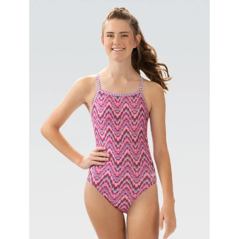 Dolfin Women's Uglies Nomad V-Back One Piece Swimsuit Sporty Racerback Swimsuit