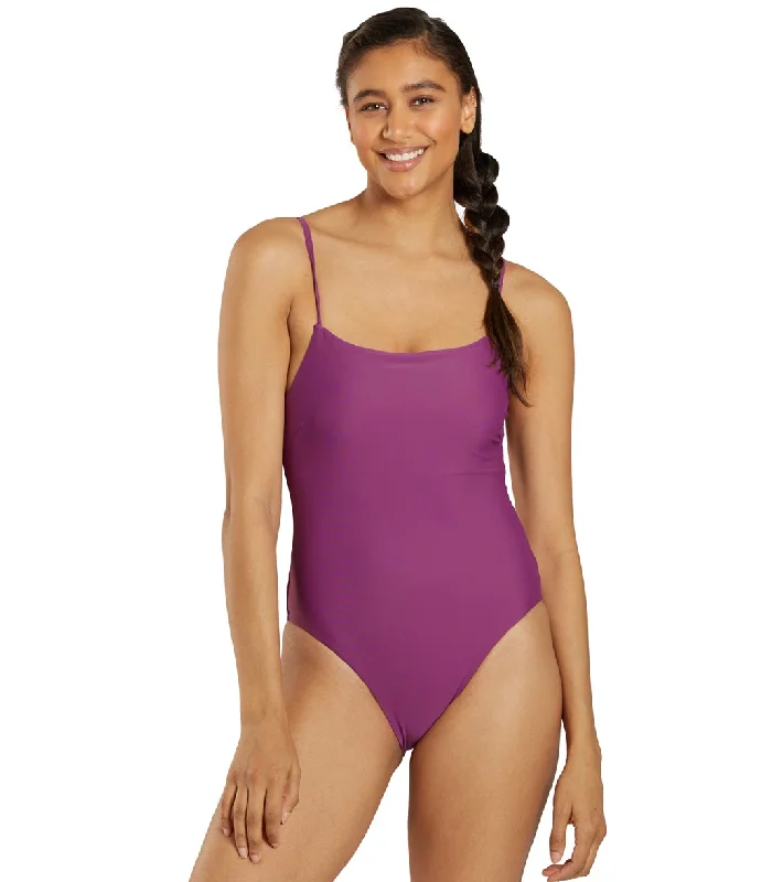 Sporti Active One Piece Swimsuit Amethyst Vibrant Bikini Design