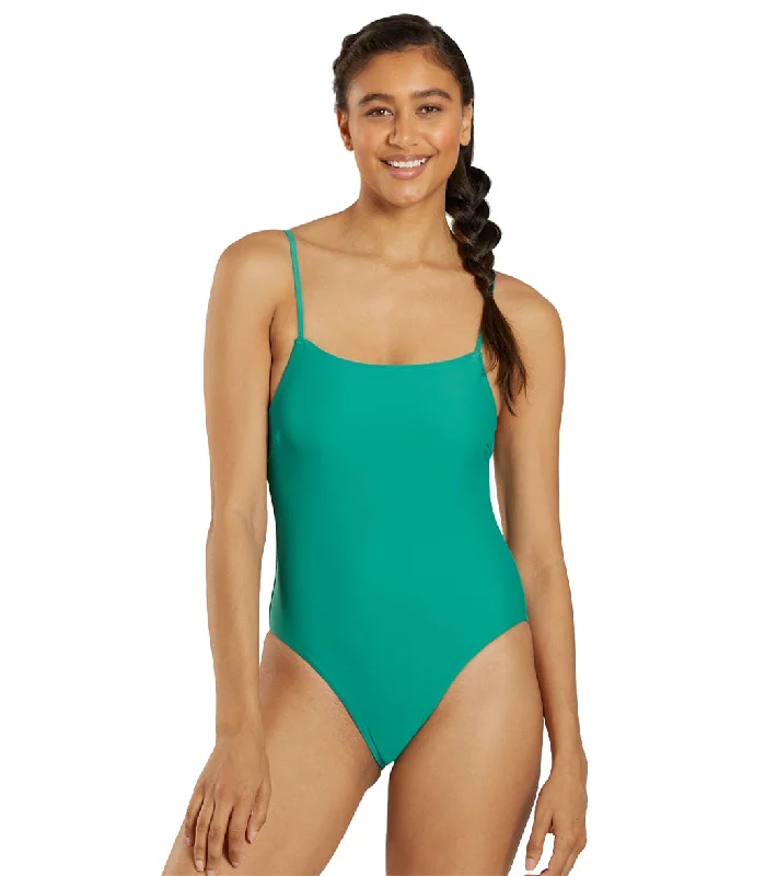 Sporti Active One Piece Swimsuit Jade Adjustable Swim Top