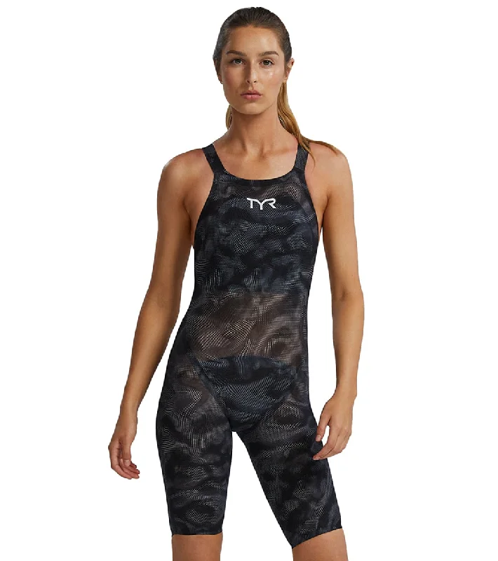 TYR Women's Avictor 2.0 Exolon Open Back Flex Hip Tech Suit Swimsuit Quick-Dry Swimsuit