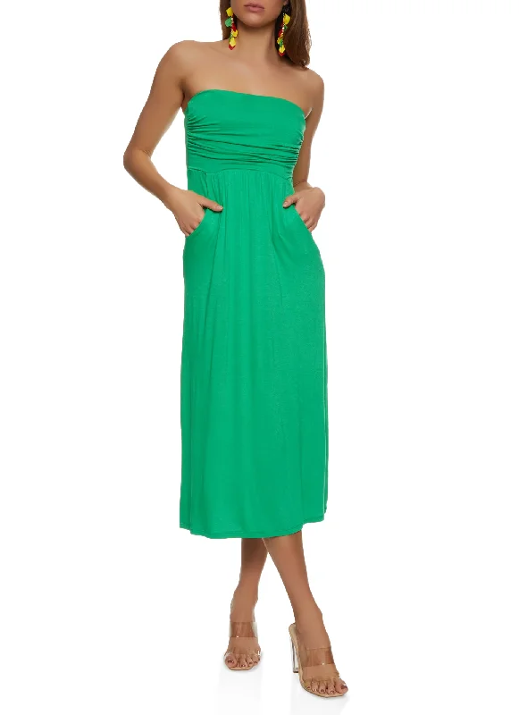 Strapless Maxi Dress Stylish Boho Chic Maxi Dress