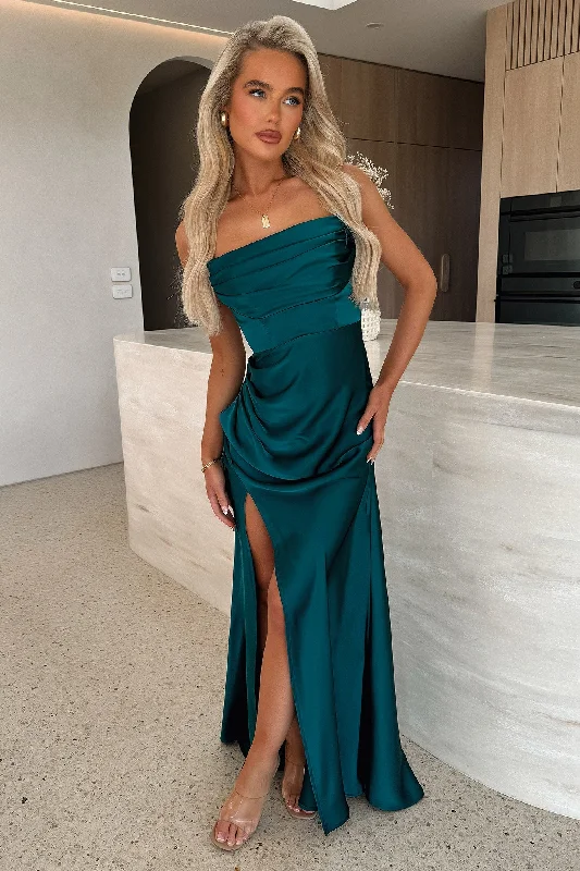 Lola Maxi Dress - Emerald Stylish Boho Maxi Dress