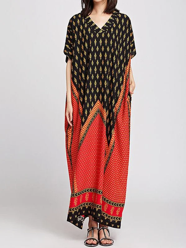 Tribal Art Maxi Dress Cozy Longline Maxi Dress