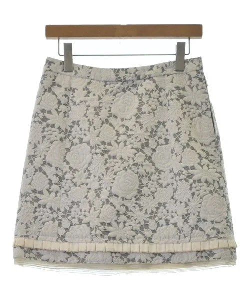 LOUIS VUITTON Mini skirts chiffon skirt airy