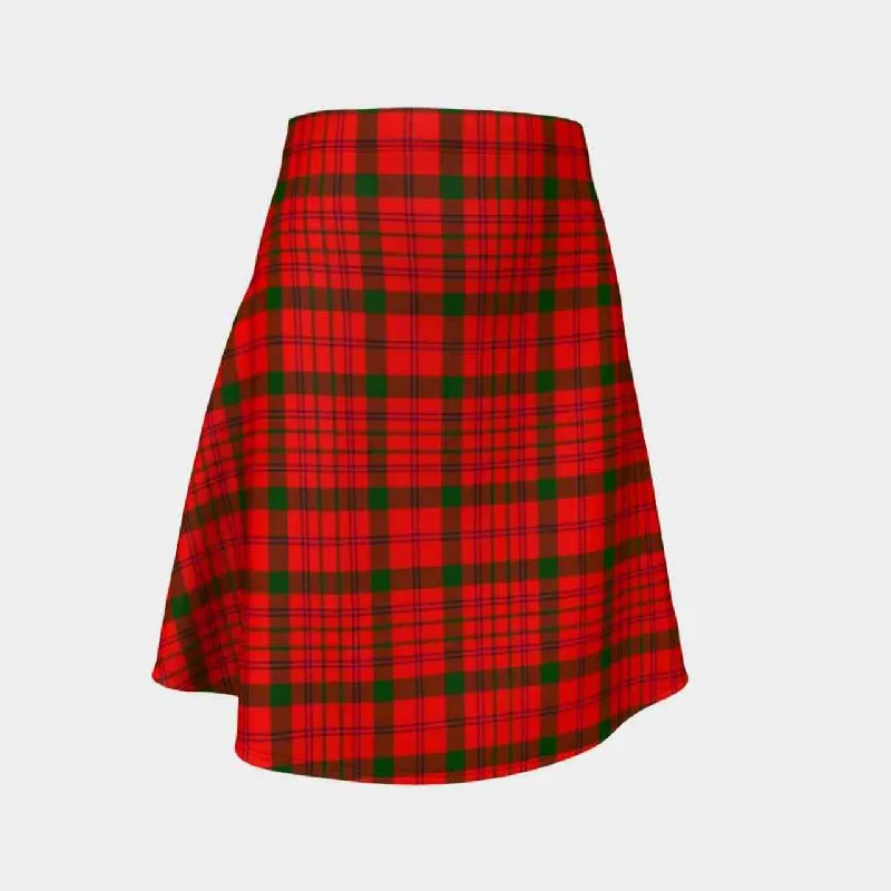 MacDonnell of Keppoch Modern Tartan Flared Skirt corduroy skirt durable