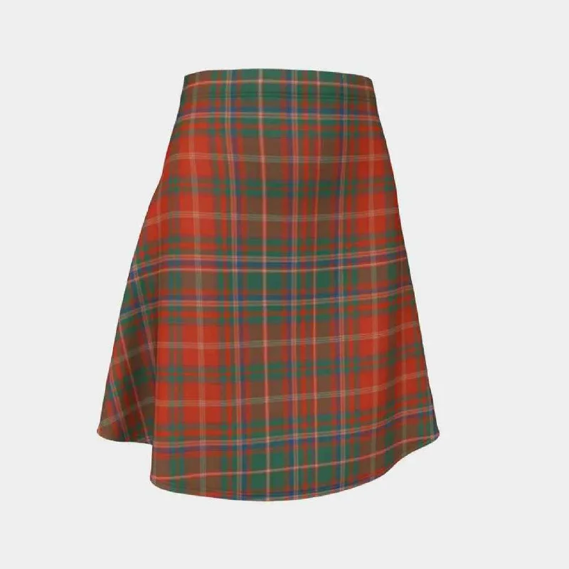 MacDougall Ancient Tartan Flared Skirt pencil skirt chic