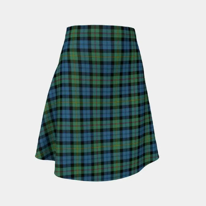 MacEwen Ancient Tartan Flared Skirt denim skirt durable