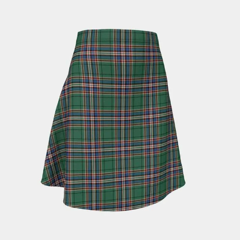 MacFarlane Hunting Ancient Tartan Flared Skirt breathable skirt fabric