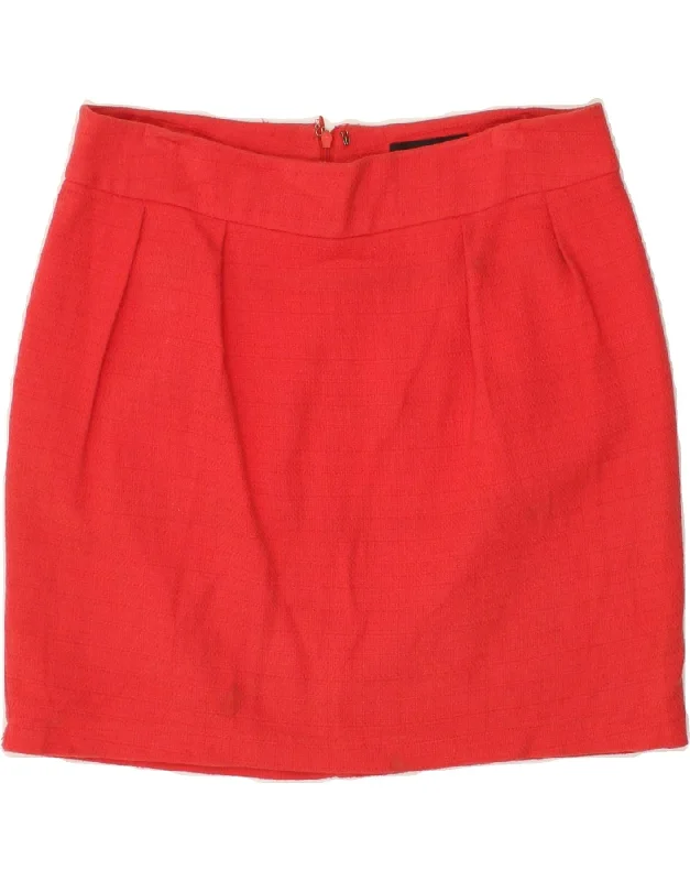 MOSSIMO Womens Mini Skirt US 6 Medium W30  Red Cotton lace skirt romantic