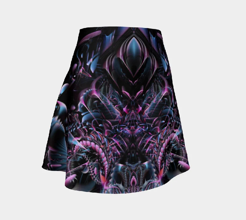 ROYAL JOUEL FLARE SKIRT velvet skirt plush