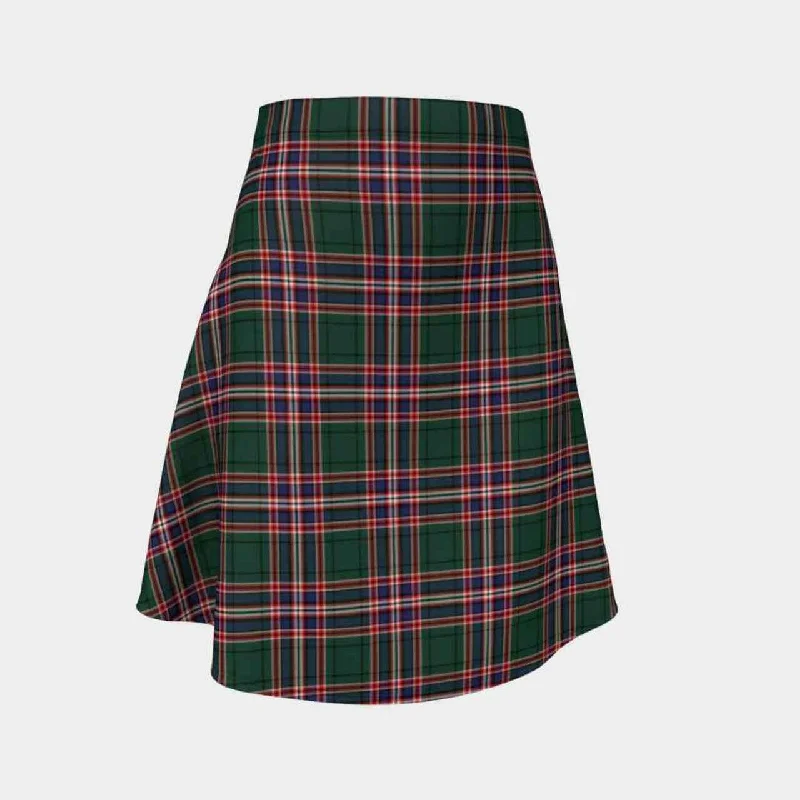 MacFarlane Hunting Modern Tartan Flared Skirt athletic skirt fit