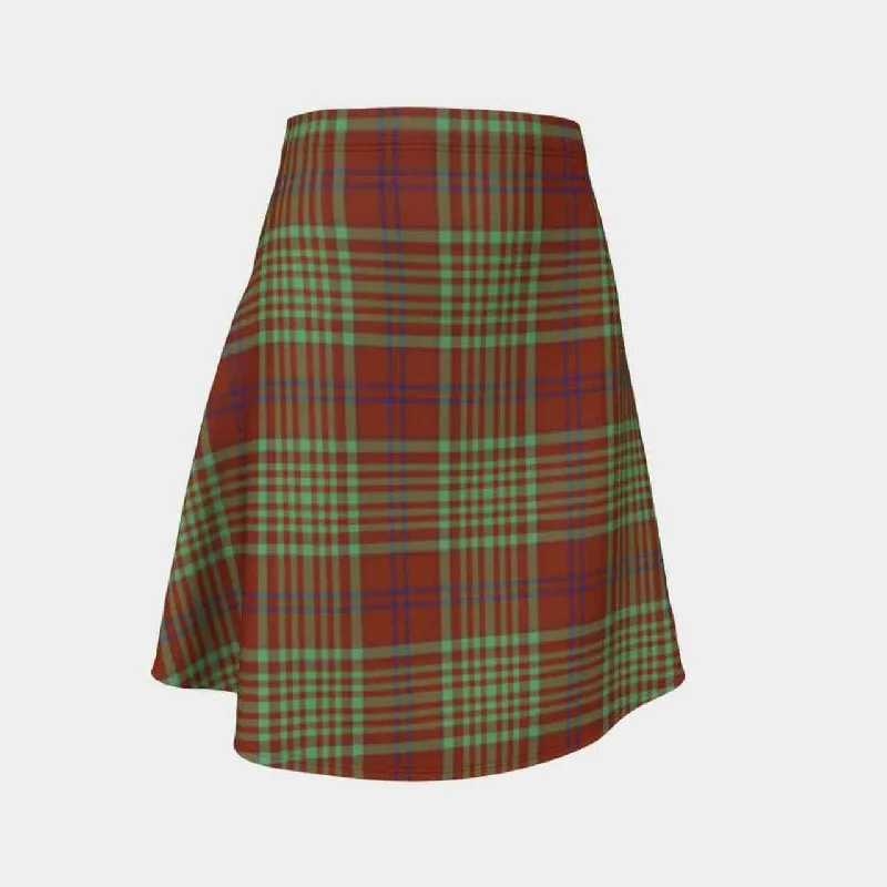 MacGillivray Hunting Ancient Tartan Flared Skirt chiffon skirt delicate