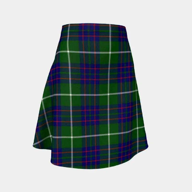 MacIntyre Hunting Modern Tartan Flared Skirt wool skirt warm