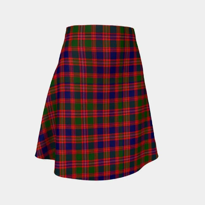 MacIntyre Modern Tartan Flared Skirt wool skirt sturdy